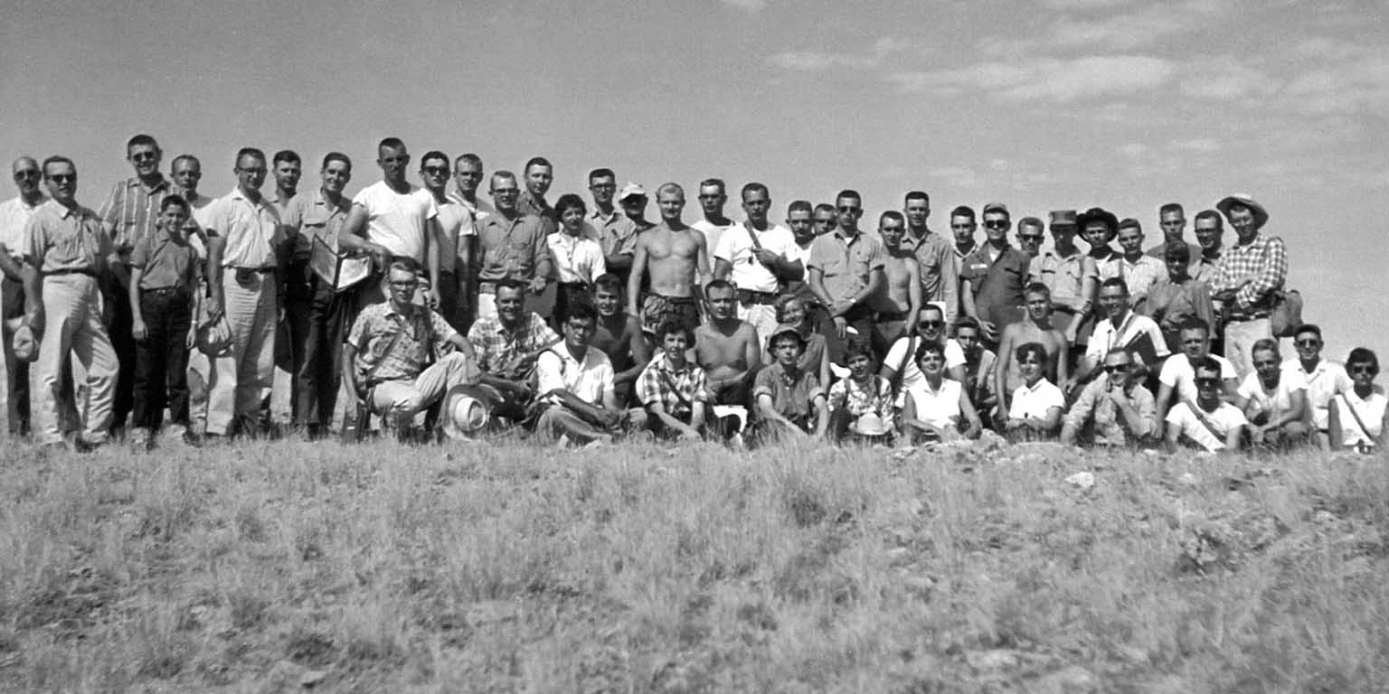 Group photo of course G429 of 1961